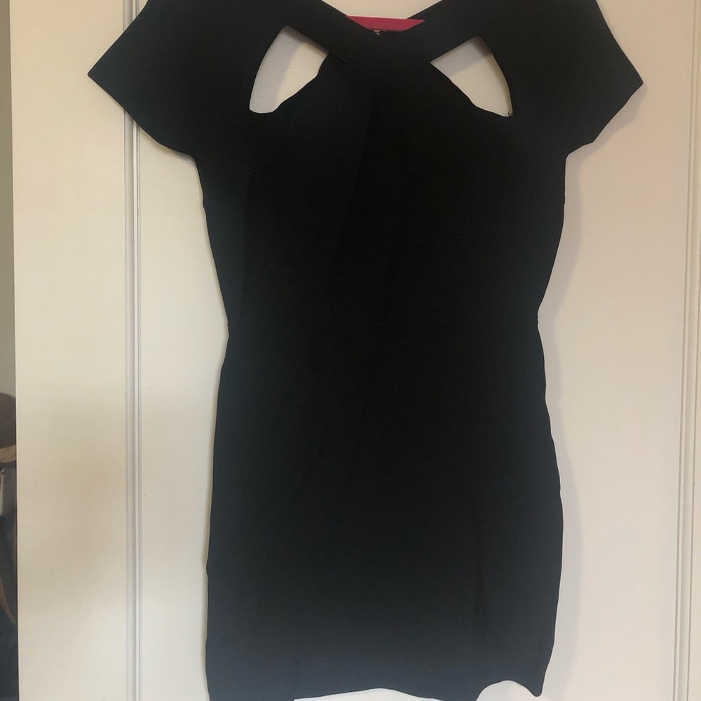 Bcbg black bandage dress